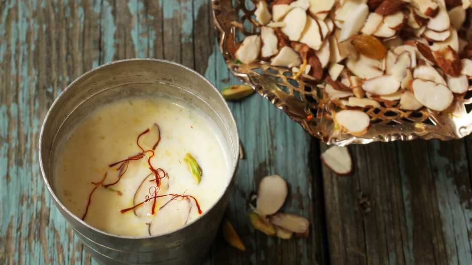 Turmeric and Saffron Milk Recipe