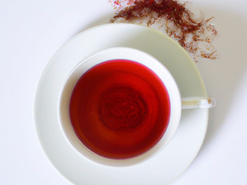 Soothing Rooibos and Saffron Tea rooibos and saffron tea