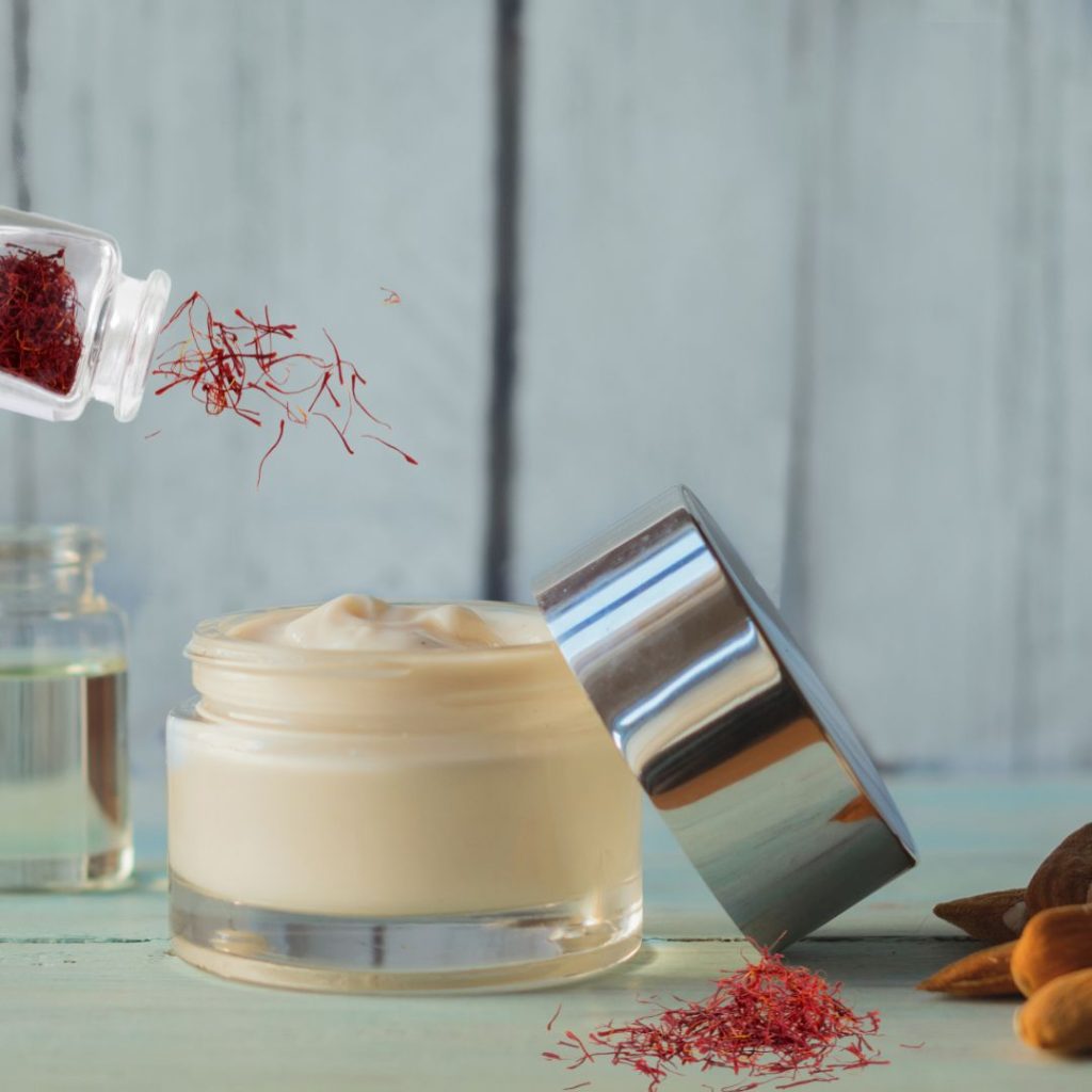 saffron face cream